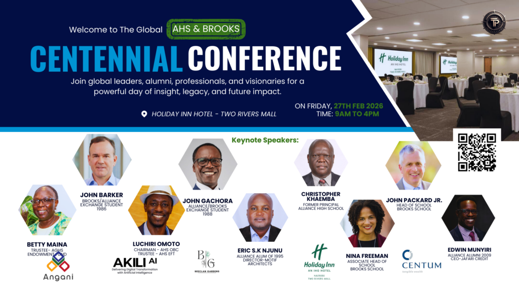 Centennial Conference 2026: AHS and Brooks talentorypro centennial poster