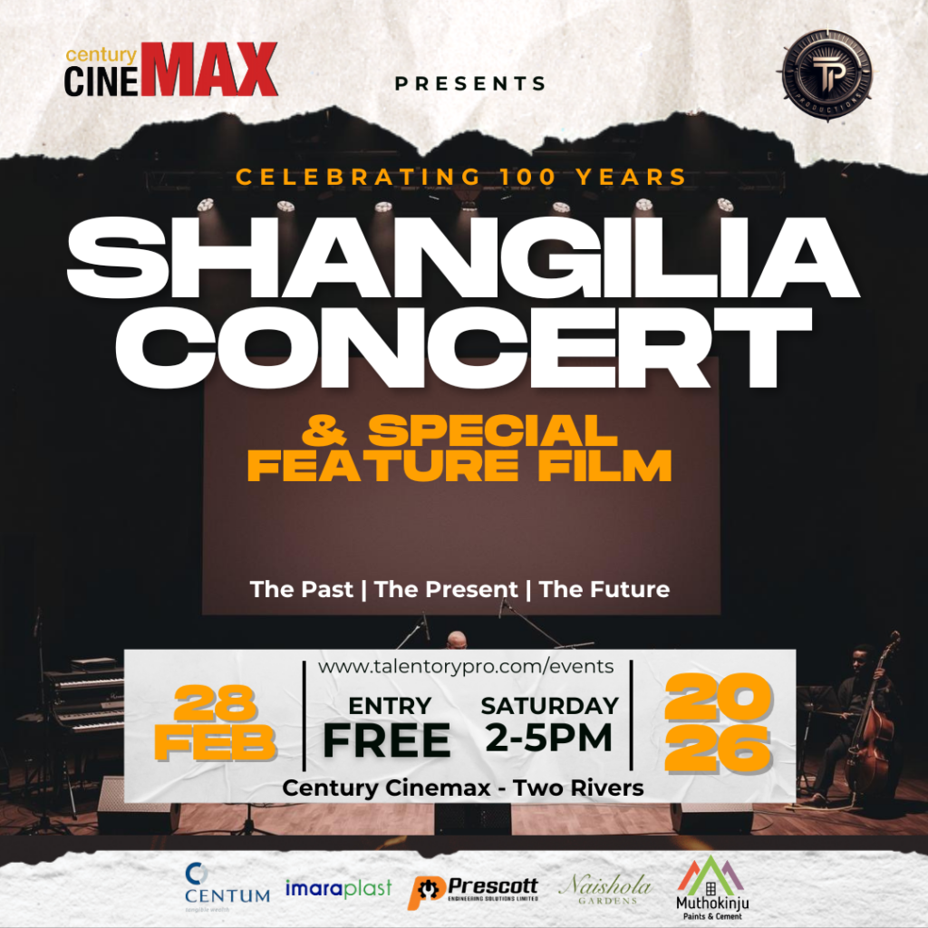 SHANGILIA Concert & Film Screening talentorypro shangilia poster